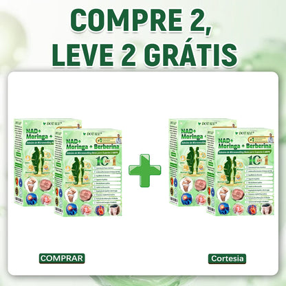 DOTALE® NAD+ Moringa Berberina AMPK | Adesivo Nano Microagulhas ✅ 1x/dia | Resultados visíveis em 7 dias