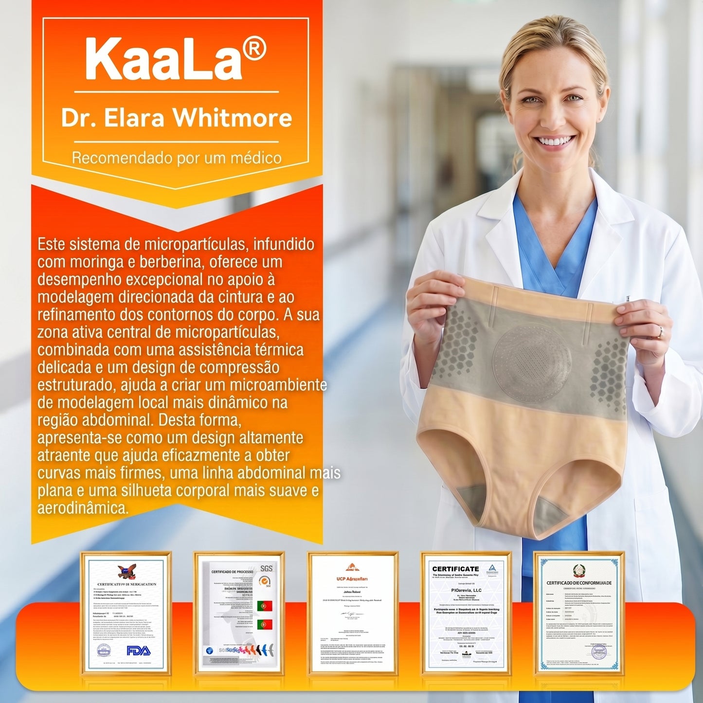 💎 Oferta Exclusiva de Upsell 30% de Desconto | KaaLa® Shorts Modellantes Queima Gordura 4-em-1 com Moringa e Berberina