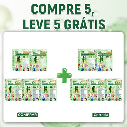 DOTALE® NAD+ Moringa Berberina AMPK | Adesivo Nano Microagulhas ✅ 1x/dia | Resultados visíveis em 7 dias